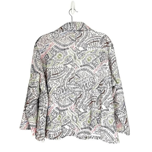 Parsley and Sage Kendall Embroidered Jacket Size XL Artsy boho cropped blazer - Picture 4 of 9